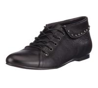 Buffalo London 210-182-2 Derby Leather Black 01 111878 - Zapatos de Cuero para Mujer