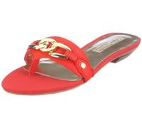 Buffalo London 311-1677 Tumble Calf, Chanclas Mujer, Rojo, 38