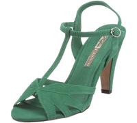 Buffalo London 311-5572 Kid Suede 128447 - Sandalias de Vestir de Ante para Mujer, Color Verde, Talla 36