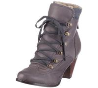 Buffalo London 410-551 Sauvage Lea Canvas 112148 - Botines Fashion de Cuero para Mujer, Color Negro, Talla 42