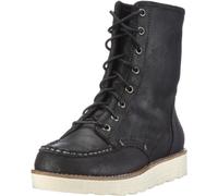 Buffalo London 411-1304 Thunder Leather 124255 - Botas de Cuero para Mujer, Color Negro, Talla 37