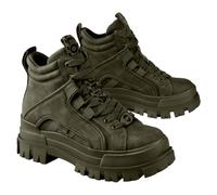 Buffalo Mujer Zapatos Botas Aspha NC Mid, caqui, 37 EU