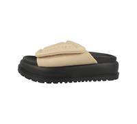 Buffalo Palma Velcro Zapatillas De Casa Mujer Sandalias Negro Plano Sin Patron