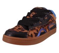 Buffalo Patines Liberty - Negro/Azul Leo Cuero Sintético Ancho Normal, marrón, 39 EU
