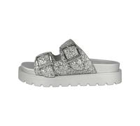 Buffalo Raya Ari Glam Sandalias Plata Slipper Mula Planas