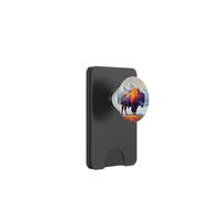 Buffalo Shirt American Bison Western Watercolor PopSockets PopWallet para MagSafe