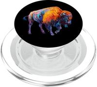 Buffalo Shirt Bison American Buffalo Gift PopSockets PopGrip para MagSafe