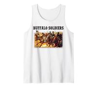 Buffalo Soldiers Historia afroamericana para Hombres Mujeres. Camiseta sin Mangas