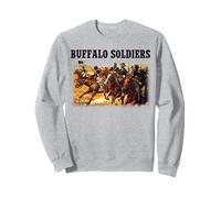 Buffalo Soldiers Historia afroamericana para Hombres Mujeres. Sudadera