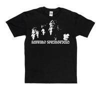 Buffalo Springfield Rock Unisex 100% Cotton Short-Sleeve T-Shirts Black L