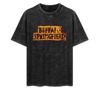 Buffalo Springfield T-Shirt Graphic tee Printed Top Mens Black Shirt M