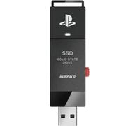 BUFFALO SSD externo de 2.0 TB - Producto con licencia oficial - Compatible con consolas PS5 / PS4 - USB 3.2 Gen2 tipo A Compact Stick SSD-SAO2.0U3B