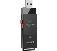 BUFFALO SSD portátil de 500 GB - USB 3.2 A y C compatible con unidad de estado sólido almacenamiento externo