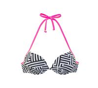 BUFFALO Top de bikini amarillo / rosa / negro / blanco 85xA amarillo / rosa / negro / blanco
