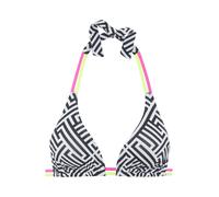 BUFFALO Top de bikini verde neón / rosa / negro / blanco 80xA/B verde neón / rosa / negro / blanco