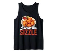 Buffalo Wings Foodie American Food Lover Alitas de Pollo Camiseta sin Mangas