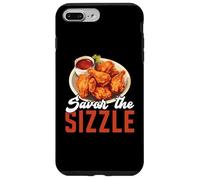 Buffalo Wings Foodie American Food Lover Alitas de Pollo Carcasa para iPhone 7 Plus/8 Plus