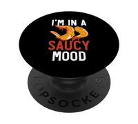Buffalo Wings Foodie American Food Lover Alitas de Pollo PopSockets PopGrip Adhesivo