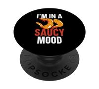 Buffalo Wings Foodie American Food Lover Alitas de Pollo PopSockets PopGrip Adhesivo