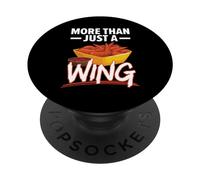 Buffalo Wings Foodie American Food Lover Alitas de Pollo PopSockets PopGrip Adhesivo