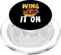 Buffalo Wings Foodie American Food Lover Alitas de Pollo PopSockets PopGrip para MagSafe