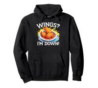 Buffalo Wings Foodie American Food Lover Alitas de Pollo Sudadera con Capucha