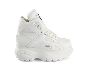 Buffalo - Zapatillas altas clásicas con diseño nublado - Shoes - Mujer - Blanco - 40 EU -