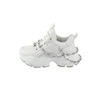 BUFFALO Zapatillas deportivas bajas 'Binary' plata / blanco 40 plata / blanco