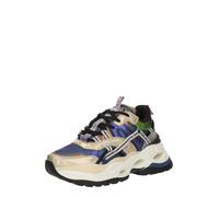 BUFFALO Zapatillas deportivas bajas 'TRIPLET HOLLOW' chamois / marrón oscuro / lima / azul violaceo 40 chamois / marrón oscuro / lima / azul violaceo