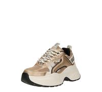 BUFFALO Zapatillas deportivas bajas 'YUNO' beige oscuro / negro / blanco 41 beige oscuro / negro / blanco