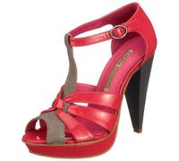 Buffalo - Zapatos de Pulsera de Ante para Mujer, Color Rosa, Talla 38