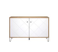 Buffet 2 puertas decoración roble artesanal l123 cm - touch