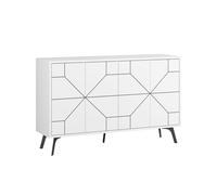 Buffet 4 puertas y puertas decoradas l123 cm - dune