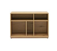 Buffet abierto con almacenamiento acabado en madera clara de roble L96 cm SEVILLE