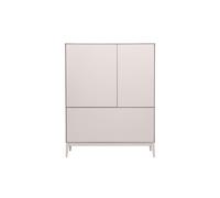 Buffet alto beige 2 puertas 1 cajón L90 cm GRAY