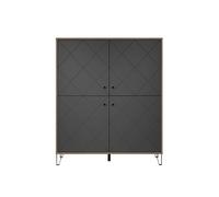 Buffet alto de 4 puertas h136 cm - montez
