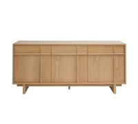 Buffet de madera clara de roble L160 cm ZAO