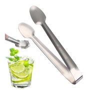 Buffet Tongs - Ice Block Stainless Steel Tongs, Serving Tongs For Buffet, Kitchen Utensils - Catering Clips For Coffee , Pantry, Buffet, Restaurant, Hotel, Bakery