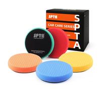 Buffing Sponge Pads, SPTA 5Pcs 6.5 Inch Face for 6 Inch 150mm Backing Plate Compound, Cutting Polishing Pad Kit for Car Buffer Polisher Compounding, Polishing and Waxing -SQMIX65