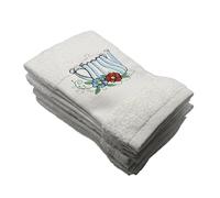 Bufftex Paños de Cocina de Algodón Rizo - Pack de 6, Fabricados en Portugal con Bordado de Calidad, Altamente Absorbentes y Antibacterianos. Multiusos para Secar, Limpiar y como Agarrador. 50x50 cm.