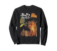 Buffy and The Master Distressed Vintage 90's TV Show Sudadera