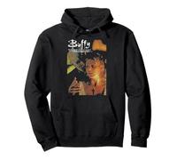 Buffy and The Master Distressed Vintage 90's TV Show Sudadera con Capucha