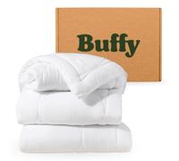 Buffy Edredón Cloud - Tela Lyocell Lavable a máquina, Relleno Alternativo de plumón, Relleno de edredón Acolchado Extra Esponjoso con pestañas en Las Esquinas (Ful/Queen)