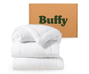 Buffy Edredón Cloud - Tela Lyocell Lavable a máquina, Relleno Alternativo de plumón, Relleno de edredón Acolchado Extra Esponjoso con pestañas en Las Esquinas (Ful/Queen)