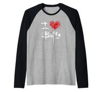 Buffy la cazavampiros Me encanta Buffy Camiseta Manga Raglan