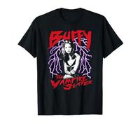 Buffy The Vampire Slayer Front and Back Lightning TV Show Camiseta