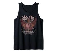Buffy The Vampire Slayer Gothic Winged Heart Y2K TV Show Camiseta sin Mangas