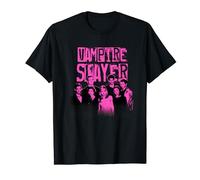 Buffy The Vampire Slayer Main Characters Faded Group Logo Camiseta