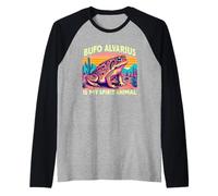 Bufo Alvarius es mi espíritu Animal Sapo del desierto de Sonora Camiseta Manga Raglan