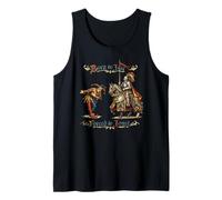 Bufón Medieval Nacido para bromear Forzado a Justa Camiseta sin Mangas